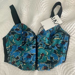 Zara Corset Crop Top